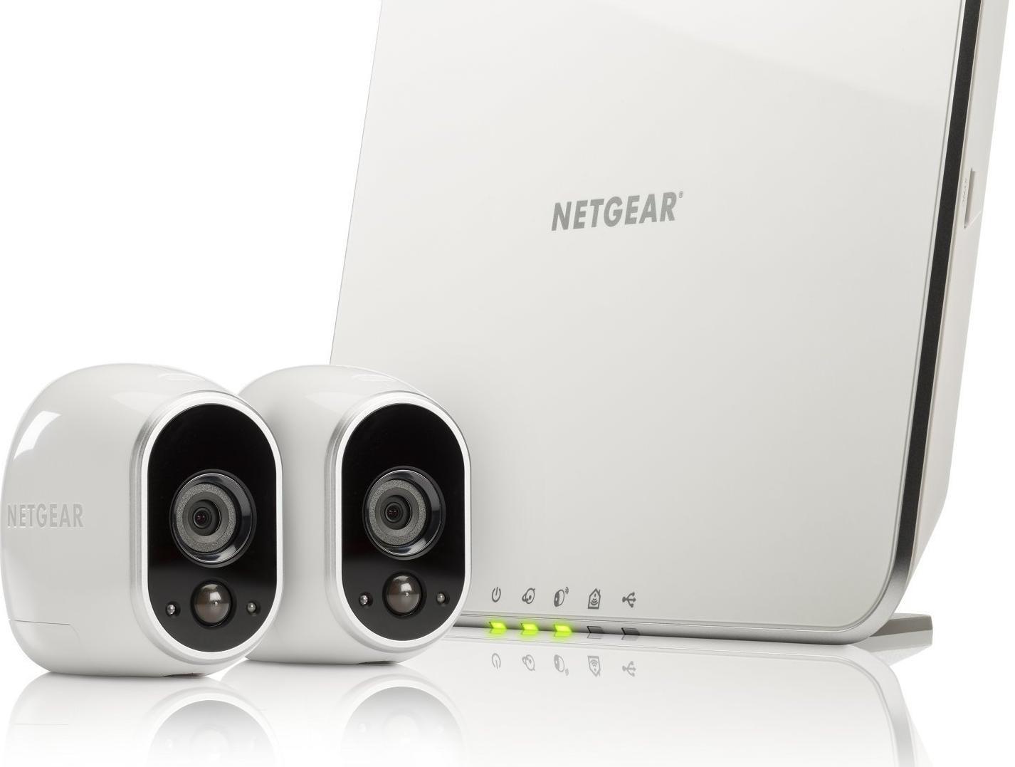 Netgear Arlo Smart HD Security Cameras (x2) with Night Vision
