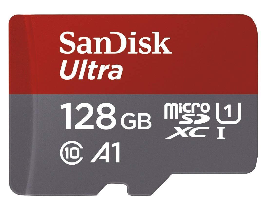 SanDisk Ultra 128GB microSDXC Memory Card + SD Adapter