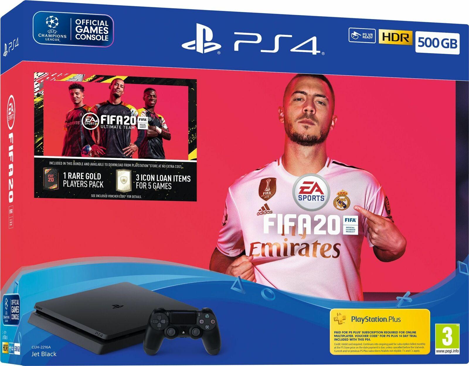 PS4 (500GB) FIFA 20 Bundle
