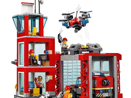 Lego City Fire Station Garage