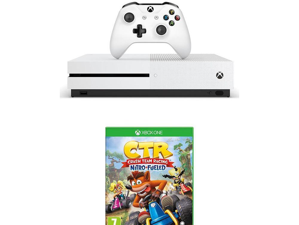 Xbox One S (1TB) + Crash Team Racing - Nitro Fuelled