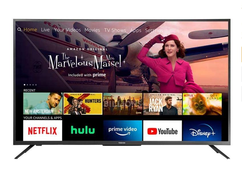 Toshiba 43-inch Smart 4K UHD Fire TV + Free Echo Dot 3