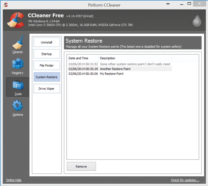 How to delete an individual System Restore point   Tech Advisor - 15