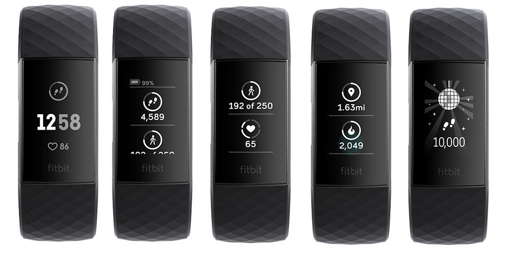Fitbit Charge 4 screens