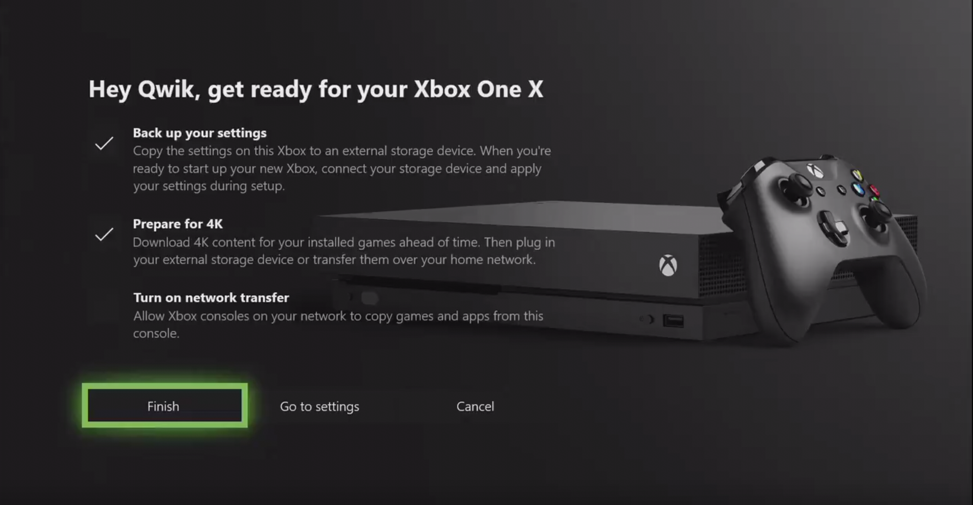 How to Transfer Games and Settings to Xbox One X - 54