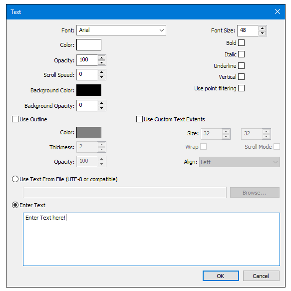 How To Add Text to a Live Stream on OBS - 2