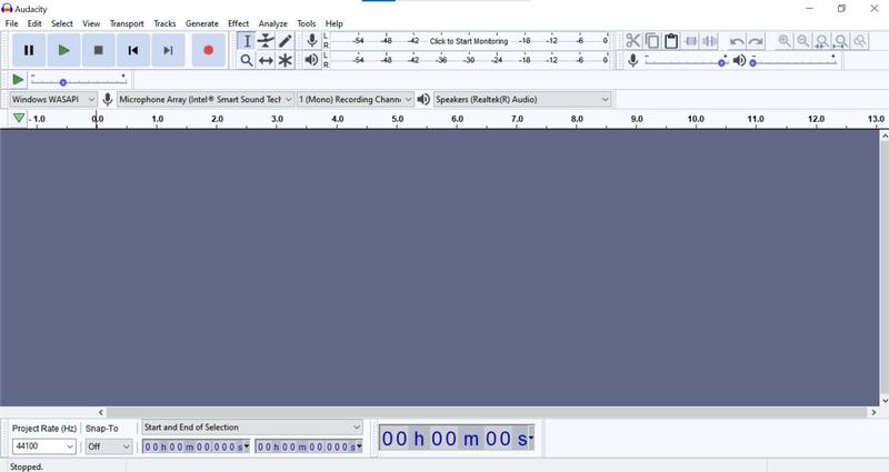 audacity screen recording