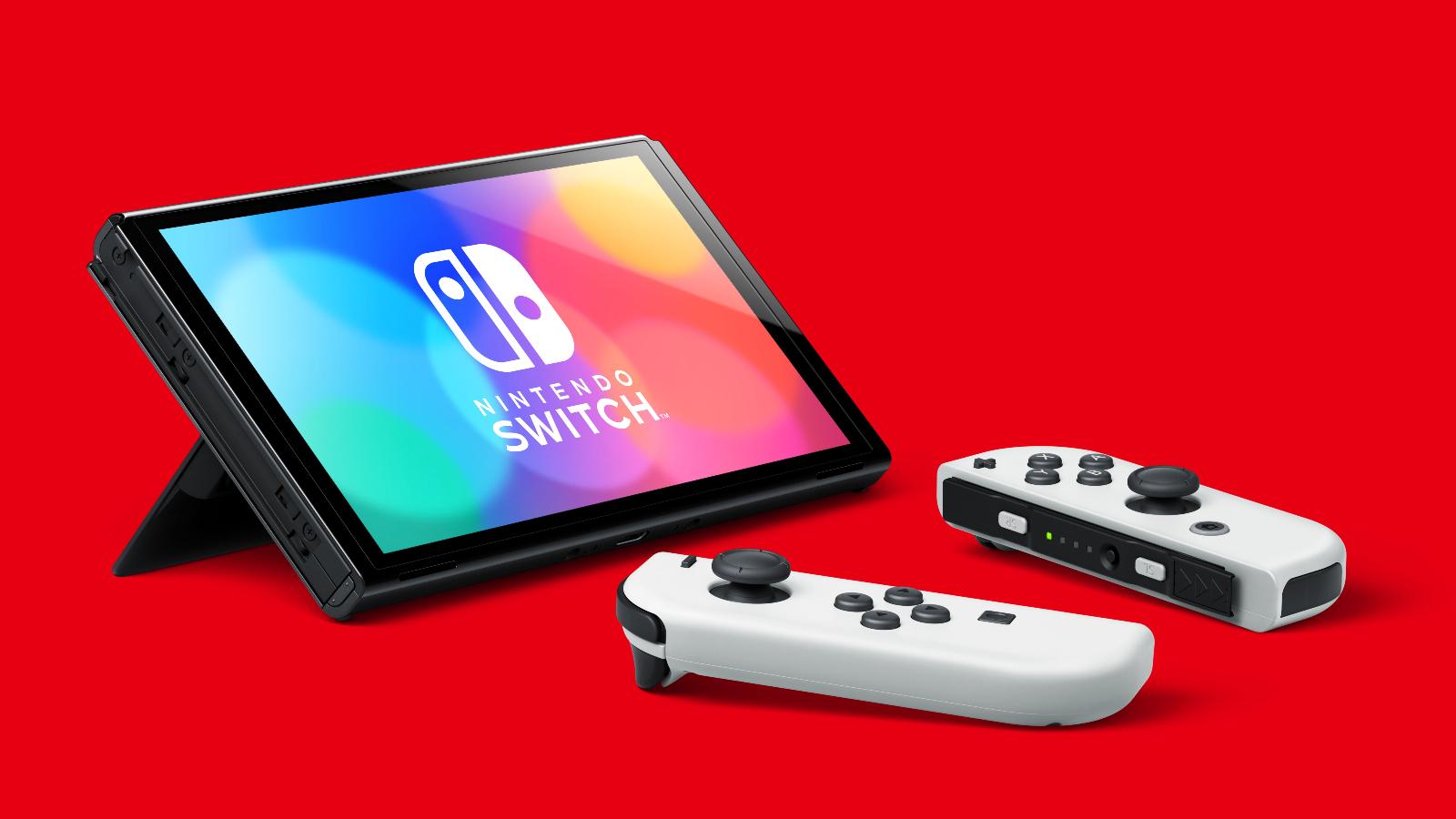 Nintendo Switch (OLED) com Pokémon Scarlet & Violet