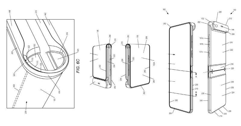 Motorola Razr outward fold patent
