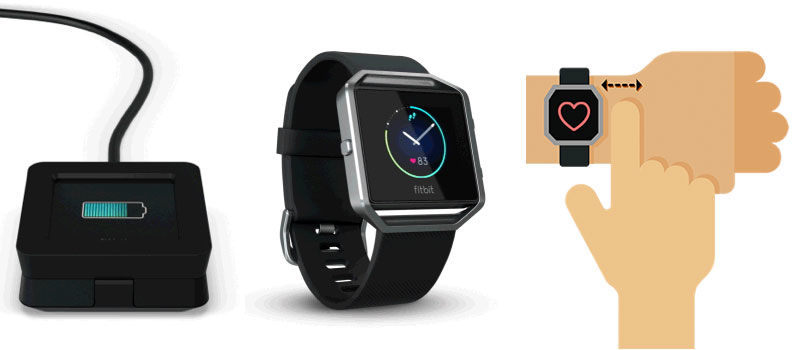 Does the fitbit blaze have online gps