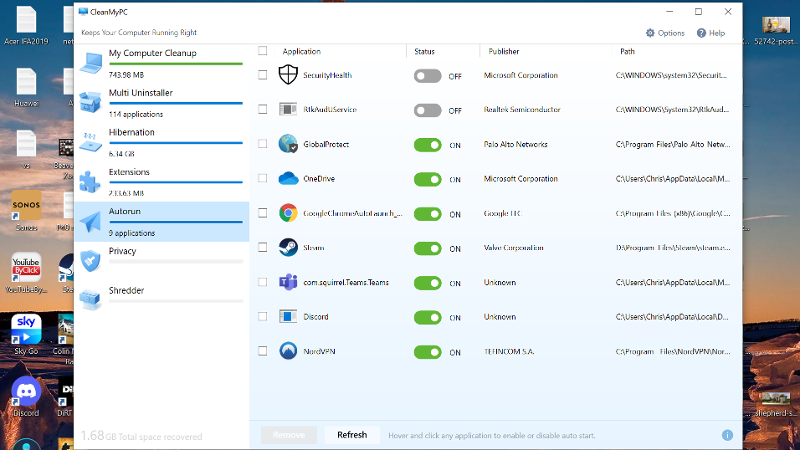 CleanMyPC autorun