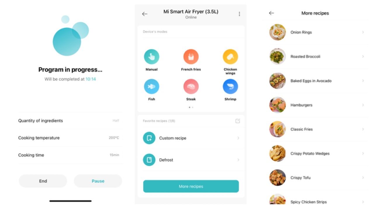 app for xiaomi air fryer