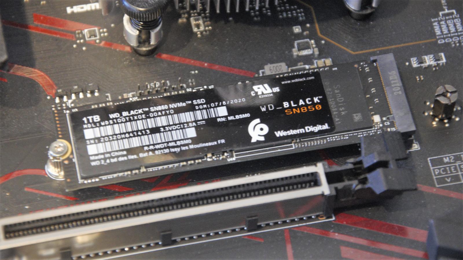 WD Black SN850 - PCIe 4.0 with Heatsink