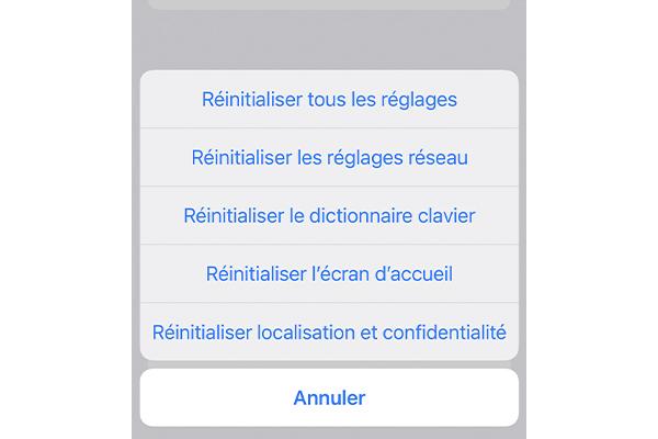 L’état de votre connexion internet