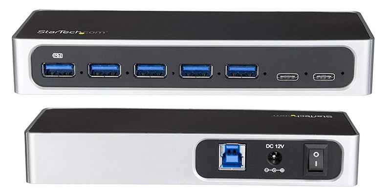 StarTech.com 7-Port Charging Station - Powered USB-C hub