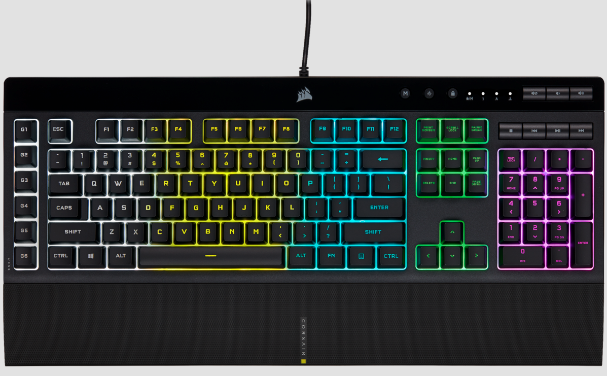 Corsair K55 RGB Pro – Best overall